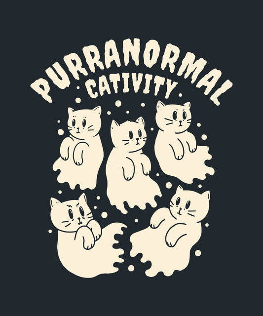 Purranormal Cativity Drop Shoulder Oversized T-shirt 260 GSM